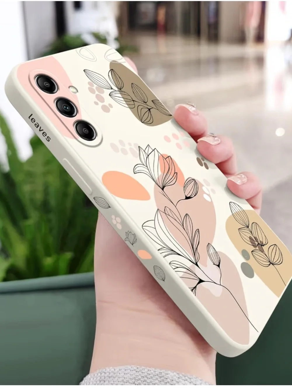 Amazon LEECG Floral Silicone Phone Case for Samsung Galaxy A14 5G